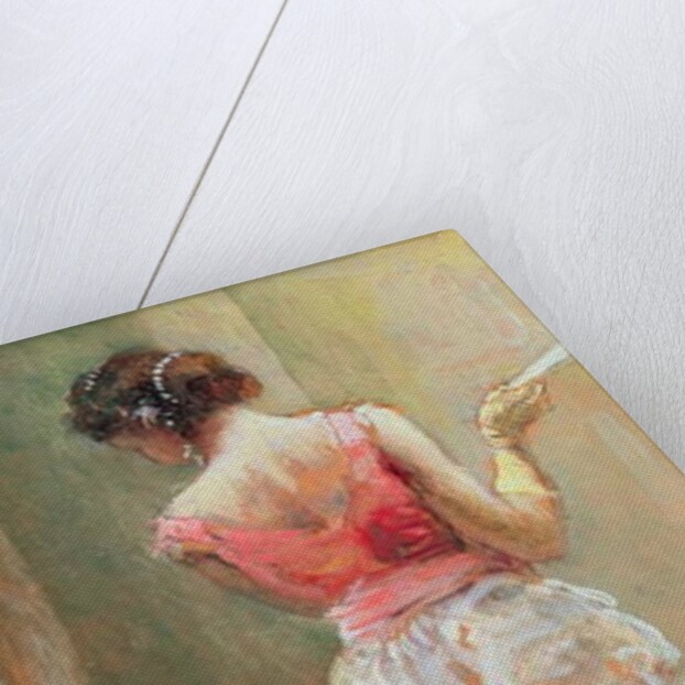 Lady with a Fan by Albert Jnr. Ludovici