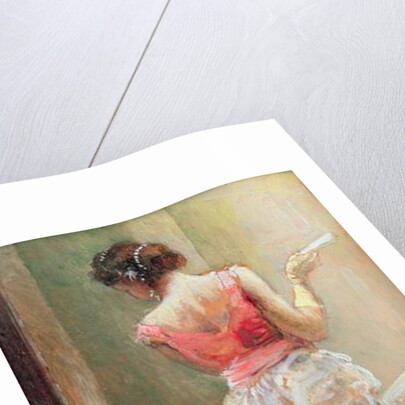 Lady with a Fan by Albert Jnr. Ludovici