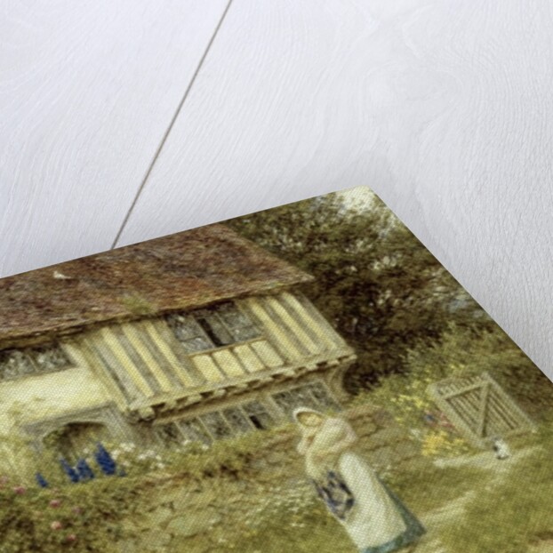 Beside the Old Church Gate Farm, Smarden, Kent by Helen Allingham