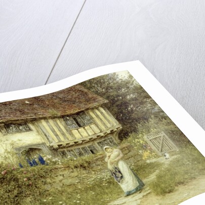 Beside the Old Church Gate Farm, Smarden, Kent by Helen Allingham