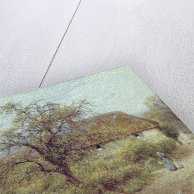 A Hill Farm, Symondsbury, Dorset by Helen Allingham