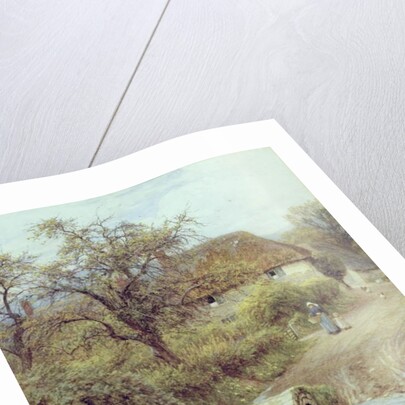 A Hill Farm, Symondsbury, Dorset by Helen Allingham