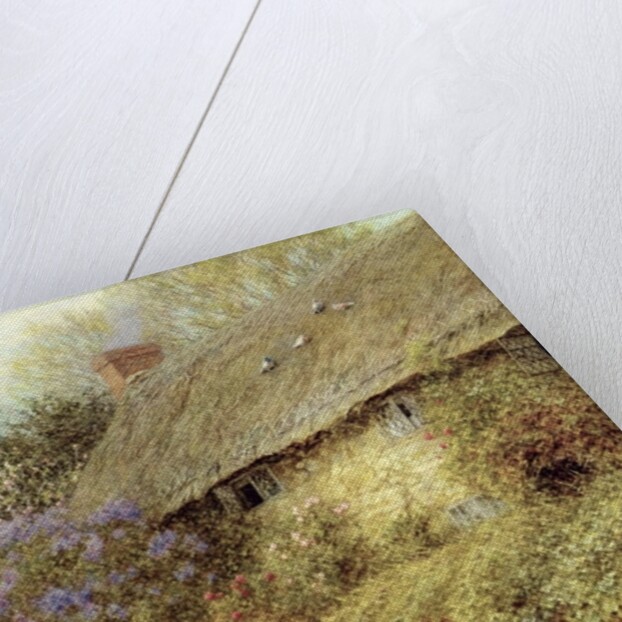 Old Cottage at Freshwater, Isle of Wight by Helen Allingham