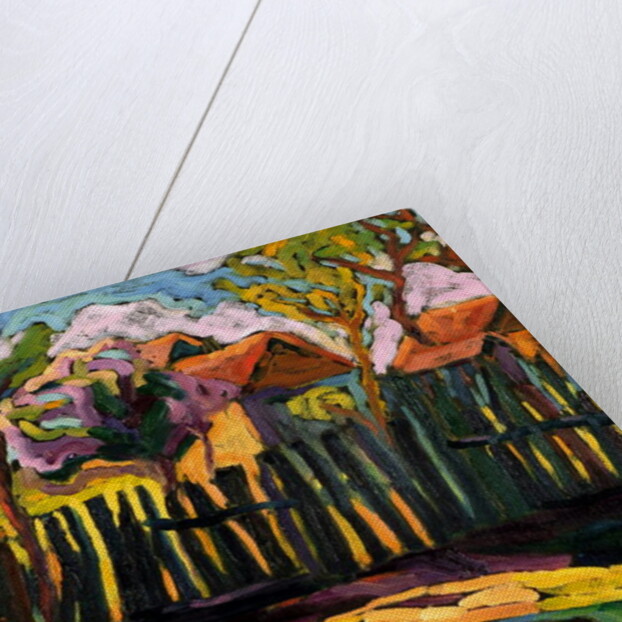 Sunny Courtyard by Marta Martonfi-Benke