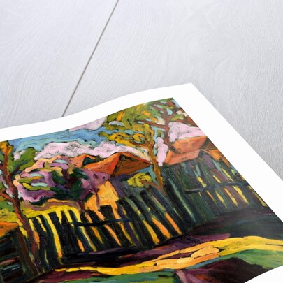 Sunny Courtyard by Marta Martonfi-Benke