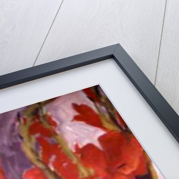 Red Gladioli by Margaret Norris