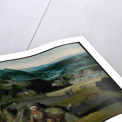 The Rest on the Flight into Egypt c.1518-24 by Joachim (workshop of) Patinir