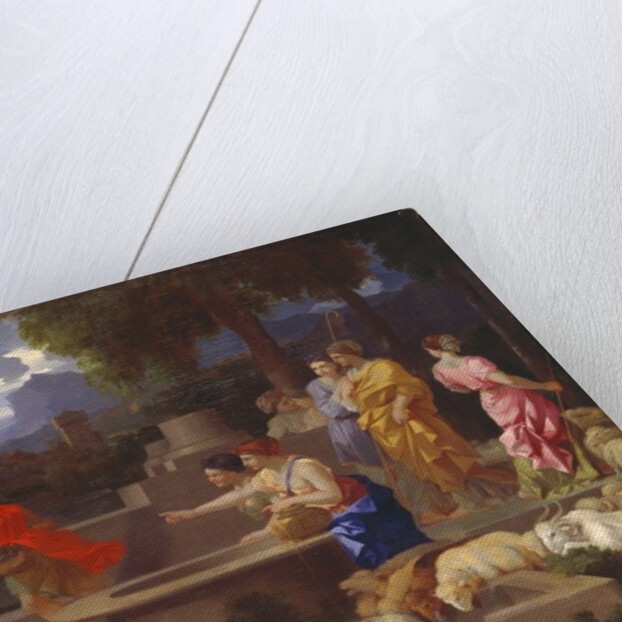 Moses Defending the Daughters of Jethro by Sebastien Bourdon