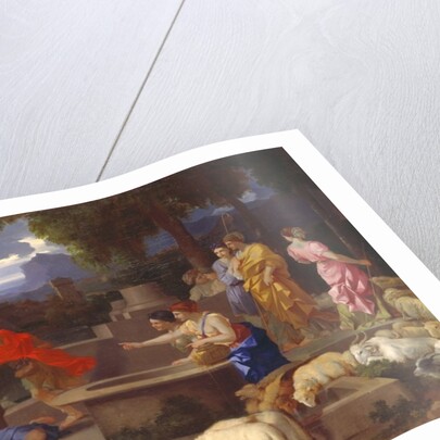 Moses Defending the Daughters of Jethro by Sebastien Bourdon