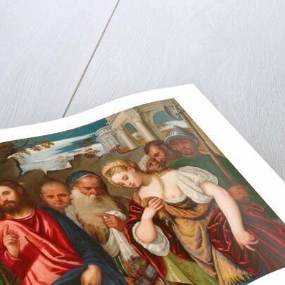 Christ and the Woman Taken in Adultery, c.1540 by (1528-88) Veronese