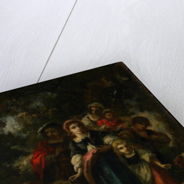 Children in a Wood by Narcisse Virgile Diaz de la Pena