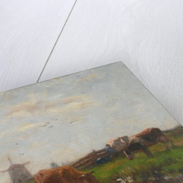 Cattle Grazing at the Water's Edge, c.1880-90 by Willem Maris