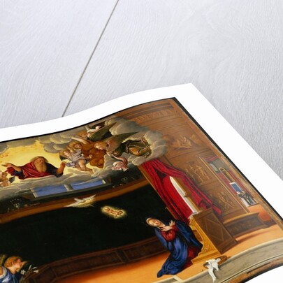 The Annunciation, c.1540 by Girolamo da Santacroce