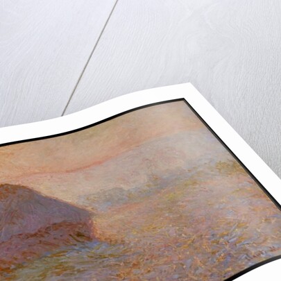 Grainstack, Sun in the Mist, 1891 by Claude Monet