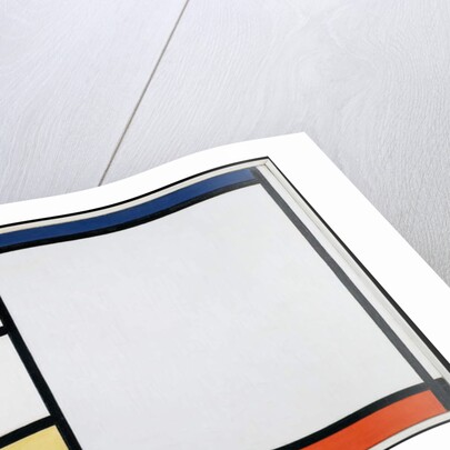 Composition with Blue, Red, Yellow and Black, 1922 by Piet Mondrian