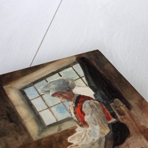 Scandinavian Peasant Woman in an Interior, c.1906 by Alexandre Lunois