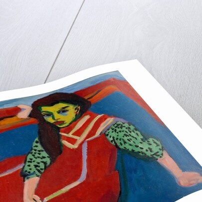 Seated Girl, 1910 by Ernst Ludwig Kirchner
