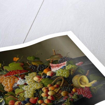 Abundant Fruit, 1858 by Severin Roesen