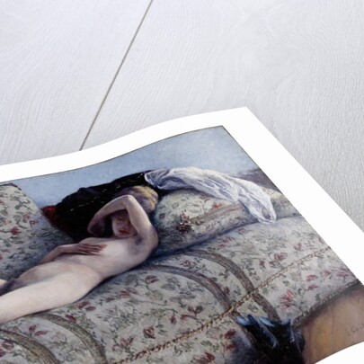 Nude on a Couch, c.1880 by Gustave Caillebotte