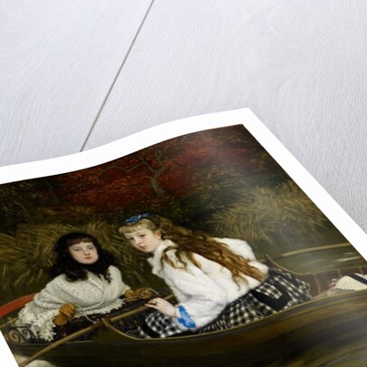 On the Thames, a Heron, c.1871-72 by James Jacques Joseph Tissot