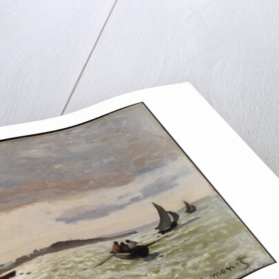 The Seashore at Sainte-Adresse, 1864 by Claude Monet