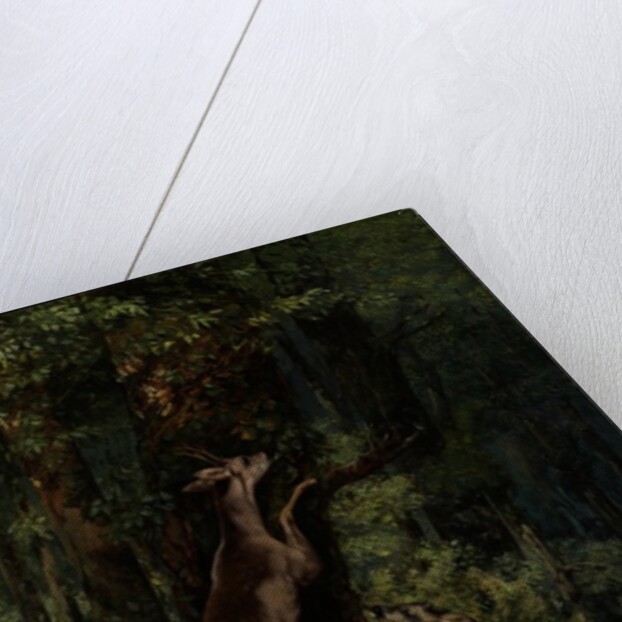 Deer in the Forest, 1868 by Gustave Courbet