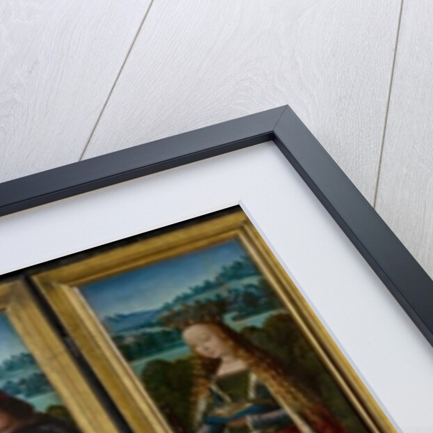 Lamentation with Saint John the Baptist and Saint Catherine of Alexandria, c.1493-1501 by Master of the Legend of Saint Lucy