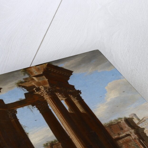 View in the Roman Forum, 1615 by V. & Cerquozzi M. (1602-60) Codazzi