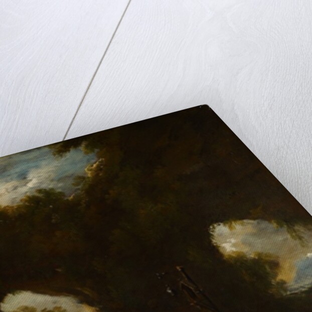 Monks Praying in a Grotto, c.1730 by Alessandro Magnasco