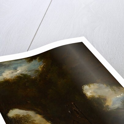 Monks Praying in a Grotto, c.1730 by Alessandro Magnasco