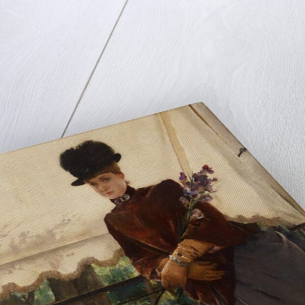 Portrait of Mademoiselle Dubois, 1884 by Alfred Emile Stevens