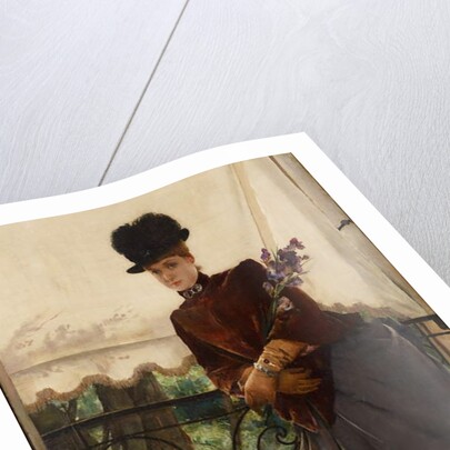 Portrait of Mademoiselle Dubois, 1884 by Alfred Emile Stevens