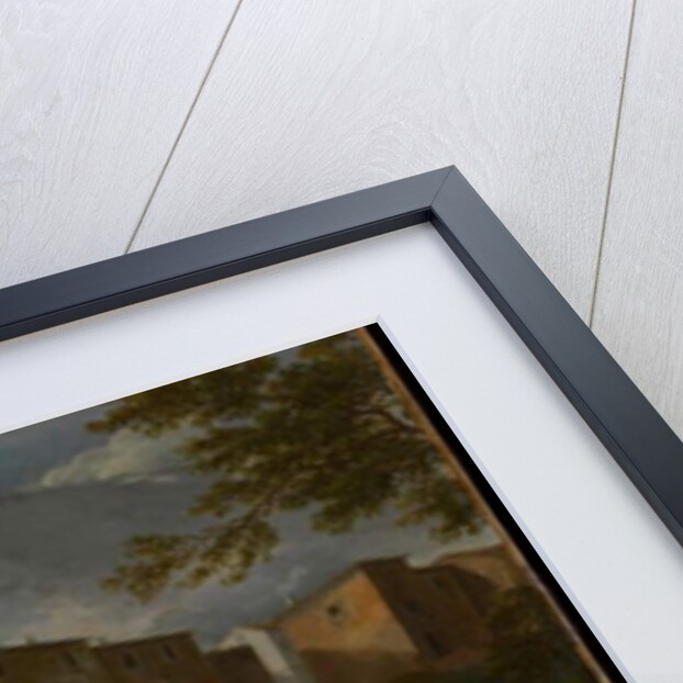 Coach and Travelers at Madonna del Riposo Near Rome by Pieter van Bloemen