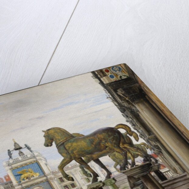 The Bronze Horses of San Marco, Venice, 1876 by Charles Caryl Coleman