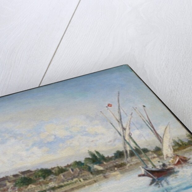 Landscape from Lake Leman to Nyon, 1875 by Johan-Barthold Jongkind