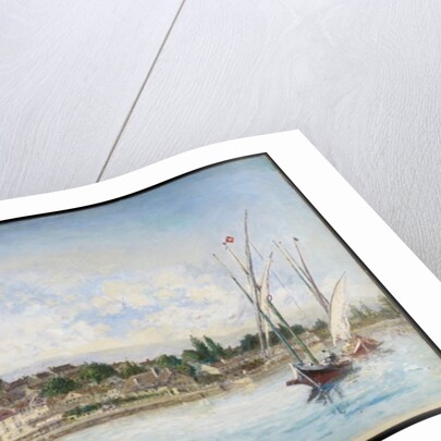 Landscape from Lake Leman to Nyon, 1875 by Johan-Barthold Jongkind