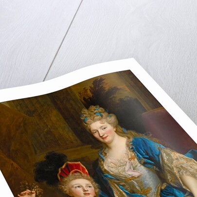 Portrait of Catherine Coustard, Marquise of Castelnau, with her Son Leonor, c.1699 by Nicolas de Largilliere