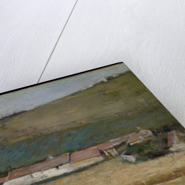 A Farm Among Hills, Giverny, c.1887 by Theodore Robinson