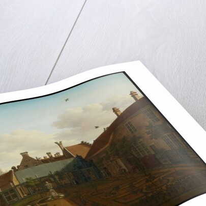 View of a town house garden in The Hague, 1775 by Paulus Constantin La Fargue