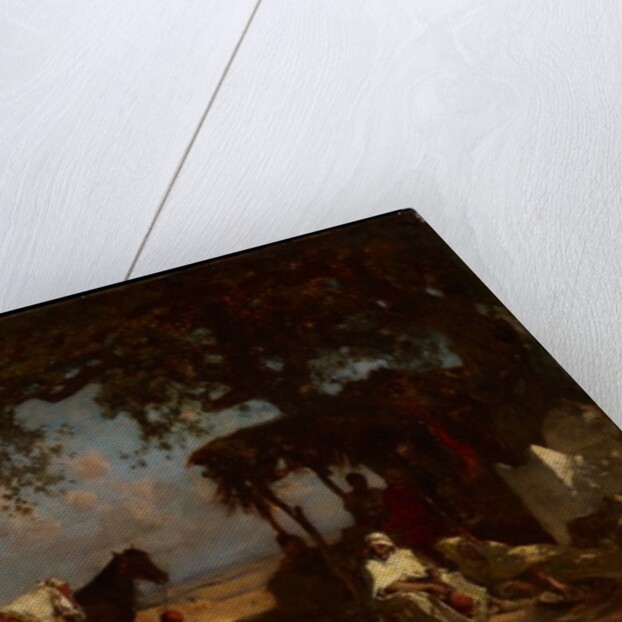 An Arab Encampment, c.1880 by Gustave Guillaumet