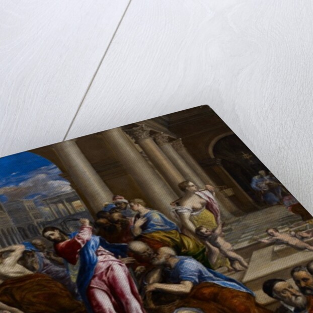 Christ Driving the Money Changers from the Temple, c.1570 by El (1541-1614) Greco