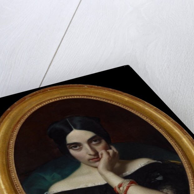 Portrait of Clémentine Karr, 1845 by Henri (1814-82) Lehmann
