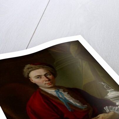 Portrait of the Silversmith Johann Friedrich Baer, c.1770 by Johann Daniel (attr. to) Heimlich