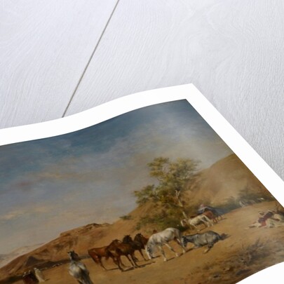 An Arabian Camp, 1873 by Eugene Fromentin