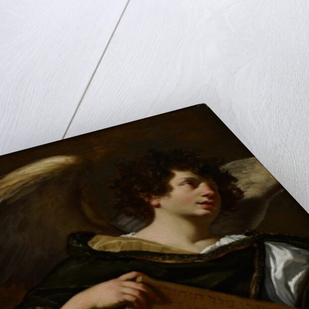 Angels with Attributes of the Passion, the Superscription from the Cross, c.1624 by Simon Vouet