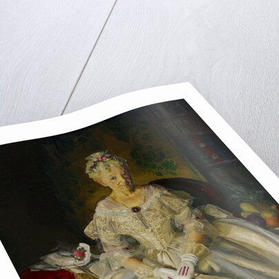 Mrs. T. in Cream Silk, No.2, 1920 by George Wesley Bellows