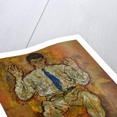 Portrait of Paris von Gütersloh, 1918 by Egon Schiele