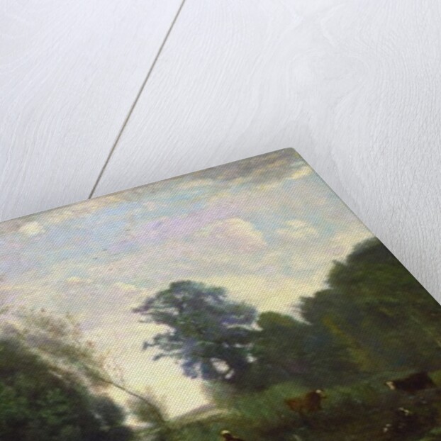 Misty Morning, c.1865 by Jean Baptiste Camille Corot