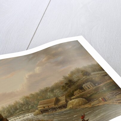 Cheever's Mill on the St. Croix River, 1847 by Henry Lewis