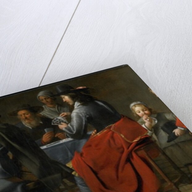 Gathering of Gamblers with Hurdy-Gurdy Player, c.1660 by Master of the Processions